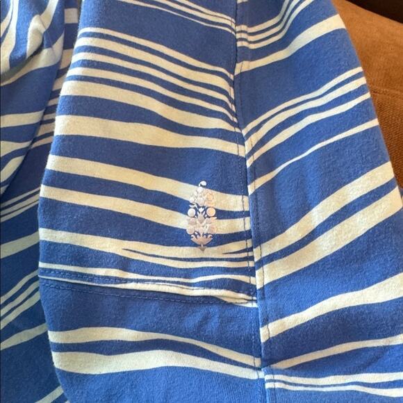 Free People Movement Hot Shot Onesie in River Blue Combo RARE Size large - Picture 8 of 9